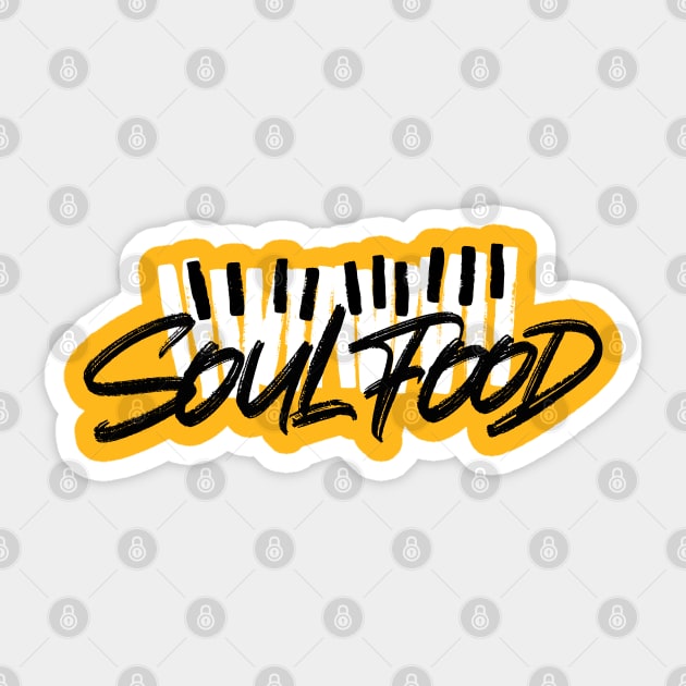 SOUL FOOD Sticker by EdsTshirts